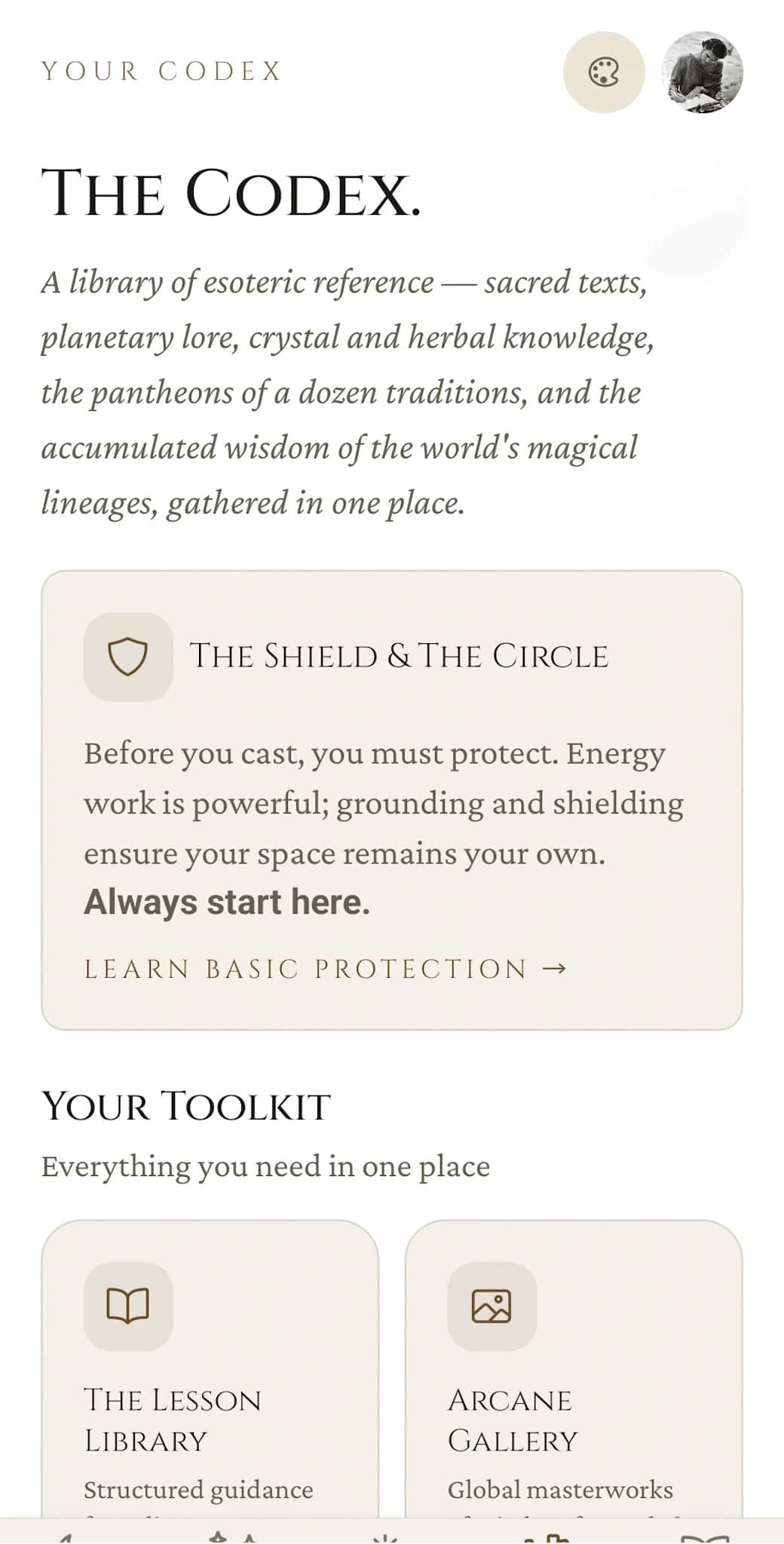 Explore the Grimoire Codex Digital Grimoire Codex: witchcraft lessons, tarot gallery, and ritual reference guides